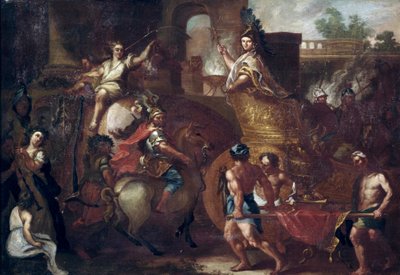 Entry of Alexander the Great in Babylon by after Charles Le Brun
